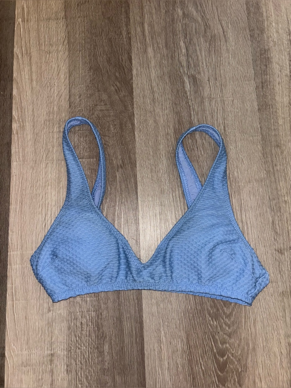 Blue Aerie bikini top